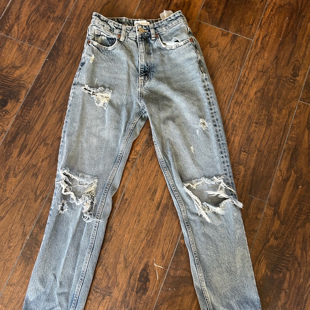 Distressed Zara Jeans